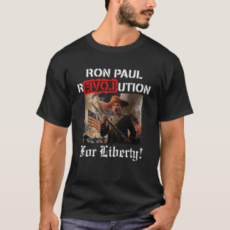 Camiseta Revolução de Ron Paul para a liberdade!