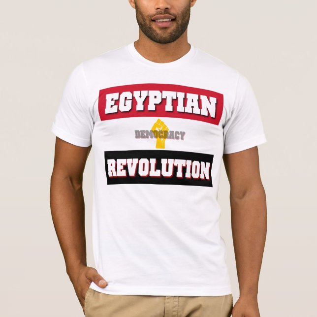 Camiseta Revolução egípcia (Frente)