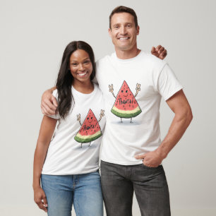 Camiseta Revolução em cada mordida Bold Thawra Watermelon