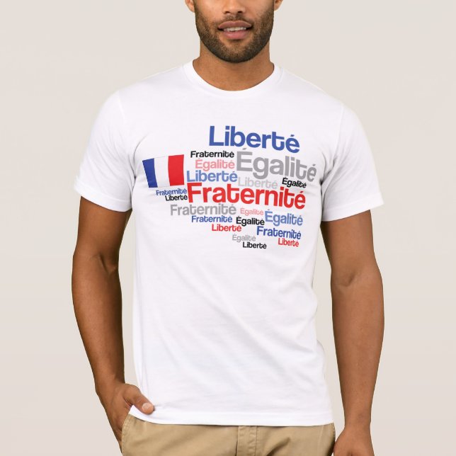 Camiseta Revolução Francesa - Liberté, Égalité, Fraternité (Frente)