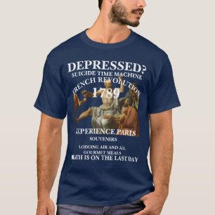 CAMISETA REVOLUÇÃO FRANCESA MÁQUINA DO TEMPO FÉRIAS 1789 FR