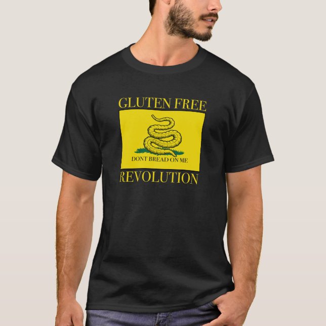 Camiseta Revolução Livre de Glúten (escuro) (Frente)