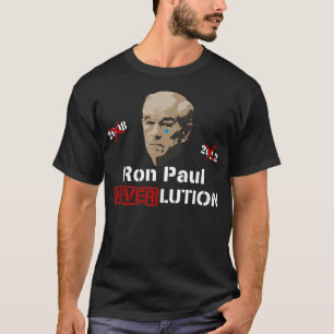 Camiseta Revolução Neverlution de Ron Paul 2012