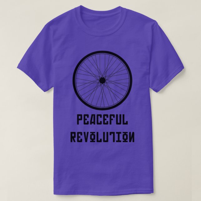 Camiseta Revolução pacífica (Frente do Design)