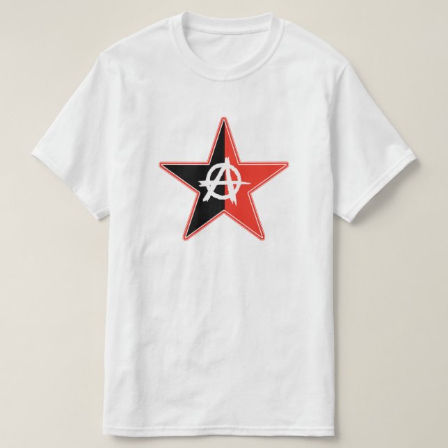 Camiseta revolucionário do Anarcho-sindicalista (Frente do Design)