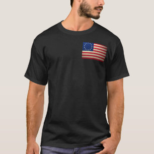 Camiseta revolucionário-guerra-bandeira