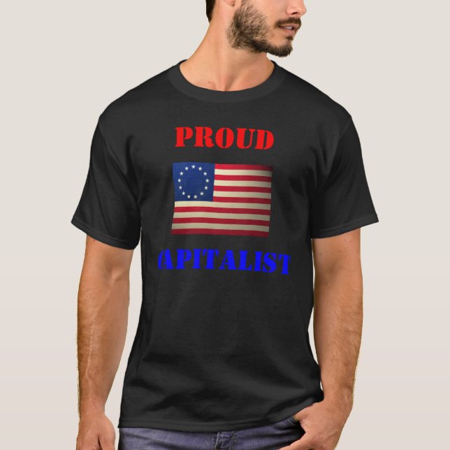 Camiseta revolucionário-guerra-bandeira, orgulhosa, (Frente)
