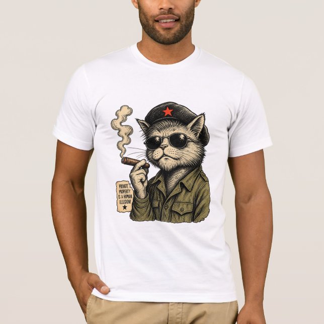 Camiseta Revolutionary Cat (Frente)