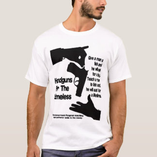 Camiseta Revólveres para os sem abrigo