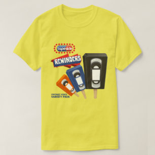 Camiseta Rewinders: Paródia de Picolé de Gelo em VHS