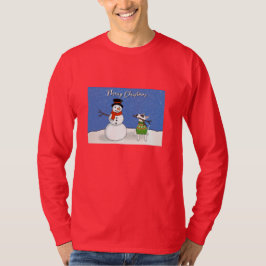 Camiseta Rex A TV Terrier Christmas Sleeve Tee