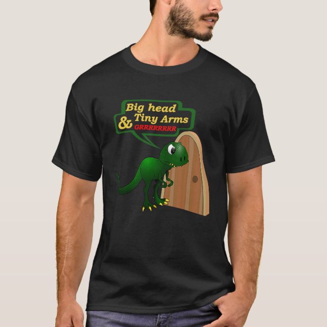 Camiseta Rex Big Head e Tiny Arms (Frente)