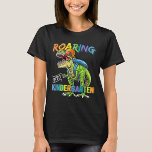 Camiseta Rex De Volta Ao Jardim De Infância Dinossauro