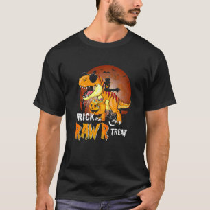Camiseta Rex Dinosaur Trick Rawr Treat Halloween