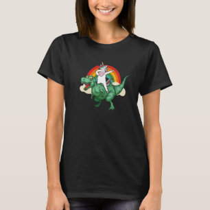 Camiseta Rex Dinossaur Meninas Rex Dinossauros Unicórnio Mu
