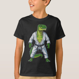 Camiseta Rex Dinossauro Artes Marciais Artista Marcial Jiu-