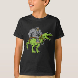 Camiseta Rex do dinossauro T da equitação de Bigfoot