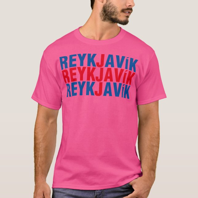 Camiseta Reykjavik Borg Islândia (Frente)