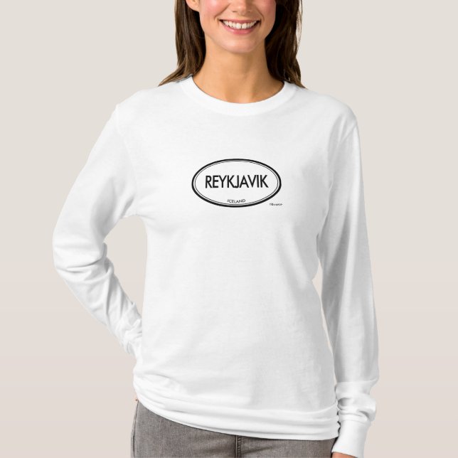 Camiseta Reykjavik, Islândia (Frente)