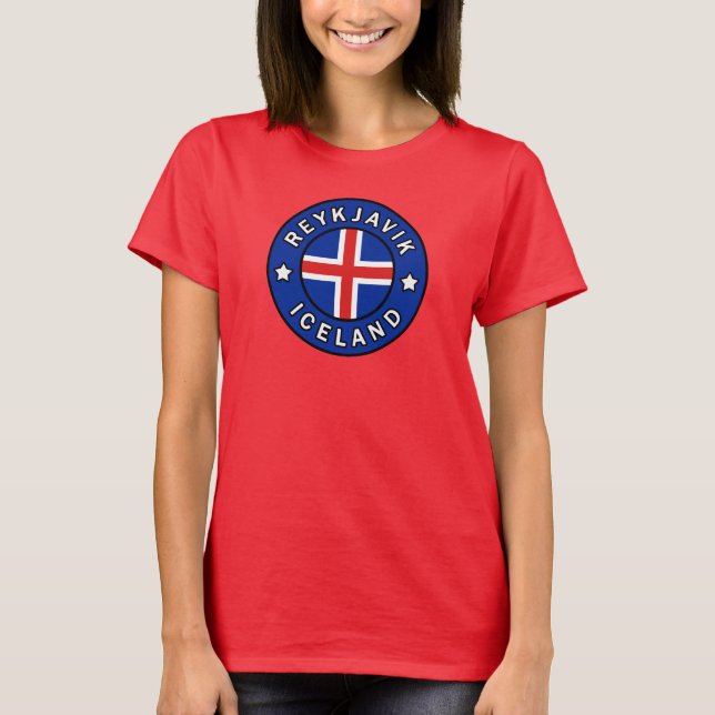Camiseta Reykjavik Islândia (Frente)