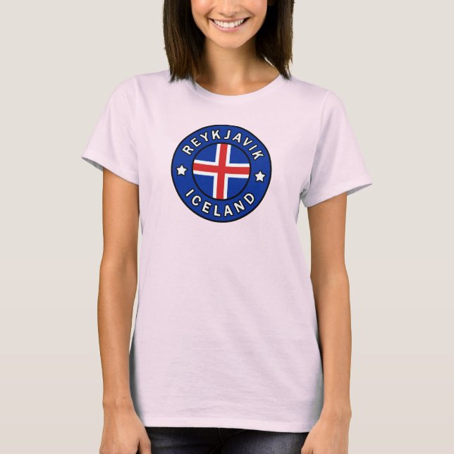 Camiseta Reykjavik Islândia (Frente)