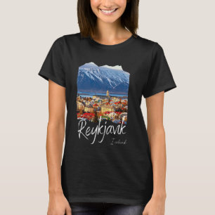Camiseta Reykjavik Islândia Souvenir