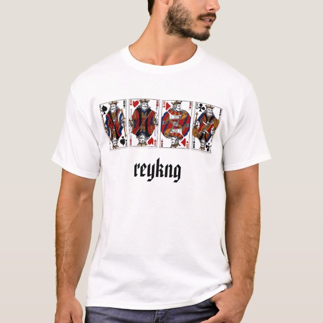 Camiseta reykng - cartões (Frente)