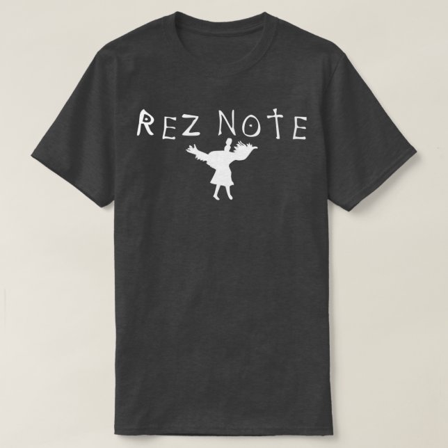 Camiseta Rez Note Powwow Native American Design  (Frente do Design)