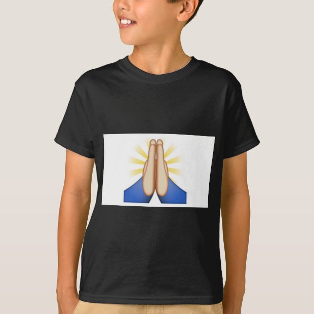 Camiseta rezando emoji (Frente)