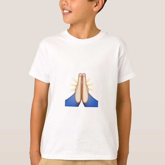 Camiseta rezando emoji (Frente)