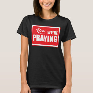Camiseta Rezando Repetidamente Fé Religião Motivação Igreja