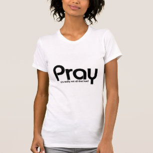 Camiseta Rezar cristão