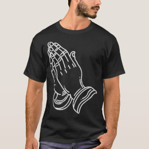 Camiseta Rezar Mão É Poderoso