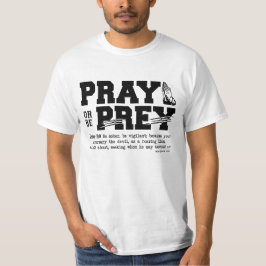 Camiseta Rezar ou ser presa