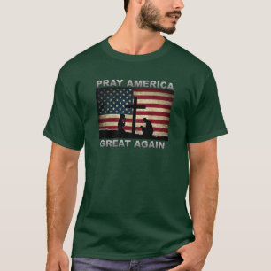 Camiseta Reze ao Excelente Americano novamente