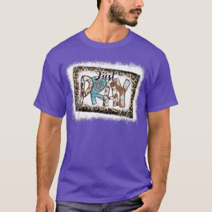 Camiseta Reze Apenas "Christian Cowhide Leopardo Western Bl