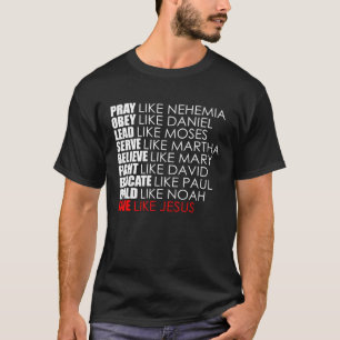 Camiseta Reze Como Nehemiah Obey Como Daniel Christian Fait