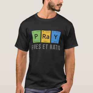 Camiseta Reze — Fides et Ratio (Fé e Razão)