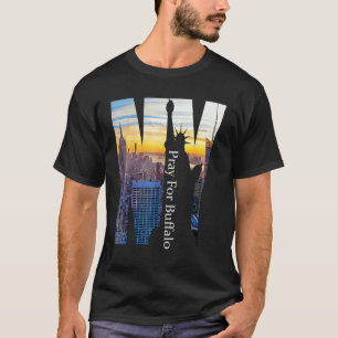 Camiseta Reze Forte De Buffalo Para A Força Da Comunidade D