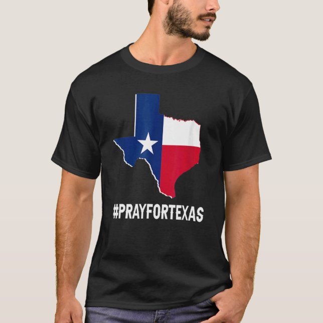 Camiseta Reze Fortes Do Texas Para Estudantes Do Texas 2 (Frente)