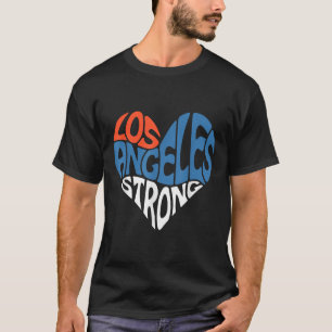 Camiseta Reze Fortes Pelo Coração De Los Angeles Para La Su