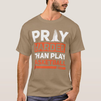 Camiseta Reze Mais Durohan Jogue Basquete Esportes Cristão