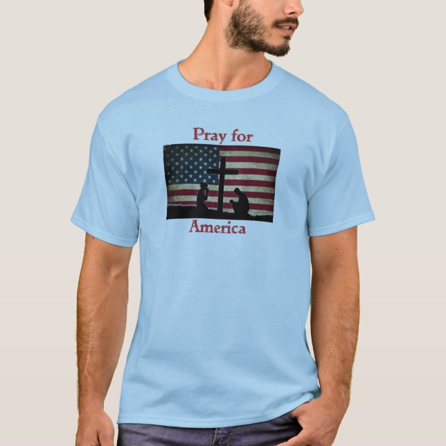 Camiseta Reze pela América (Frente)