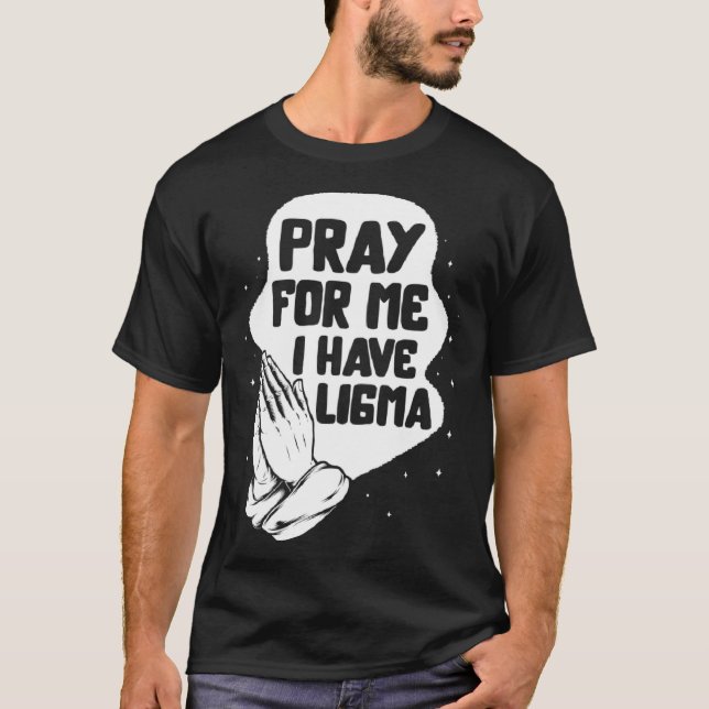 Camiseta Reze Pela Doença Ligma Rezando Por Lima (Frente)