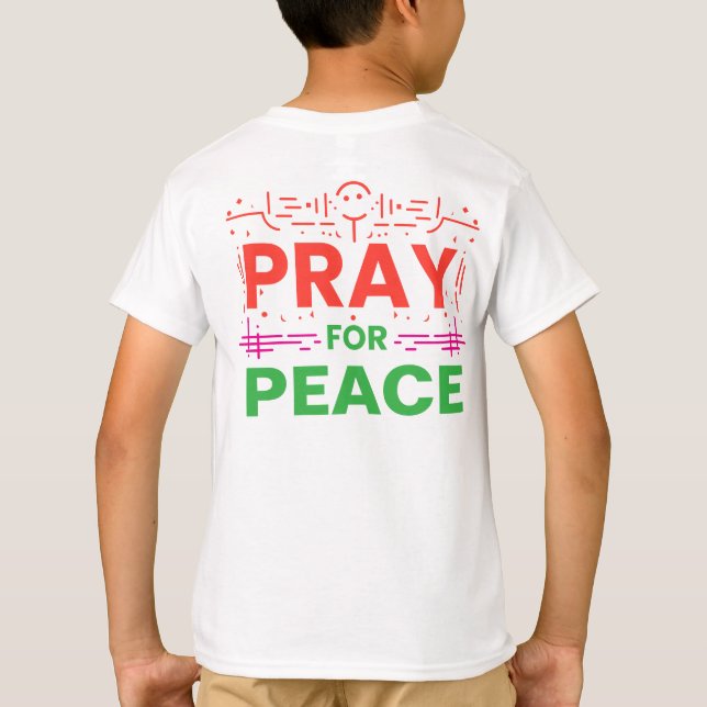 Camiseta Reze Pela Paz (Verso)