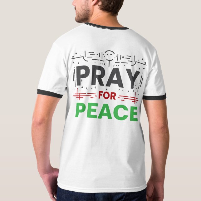 Camiseta Reze pela Paz (Verso)