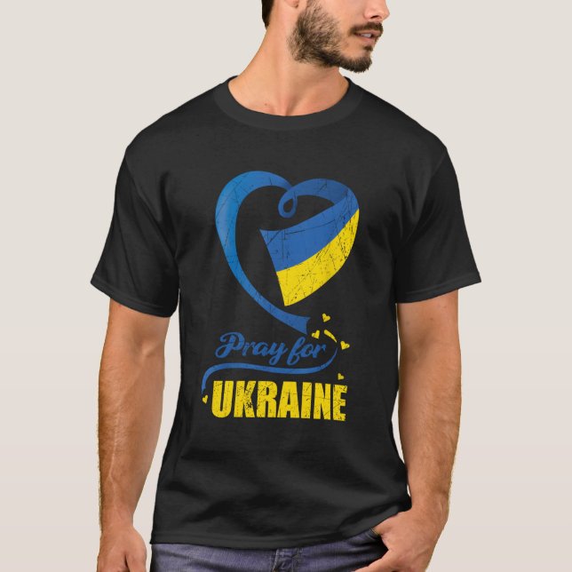 Camiseta Reze Pela Ucrânia (Frente)