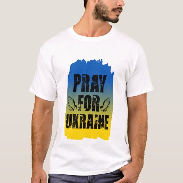 Camiseta Reze Pela Ucrânia (Frente)