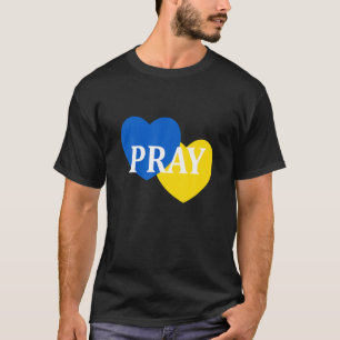 Camiseta Reze Pela Ucrânia - Salve A Ucrânia - Pare A Guerr