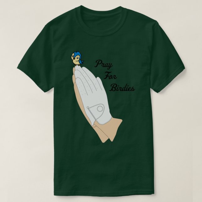 Camiseta Reze Por Golfe De Birdies (Frente do Design)